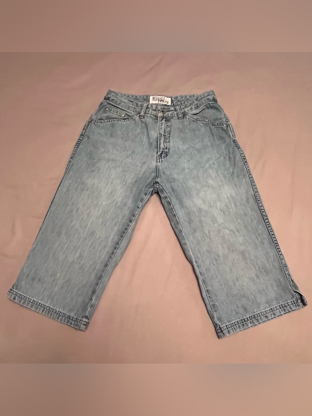Reflect Vintage Lightweight Faded Light Wash Cropped Women's Jeans